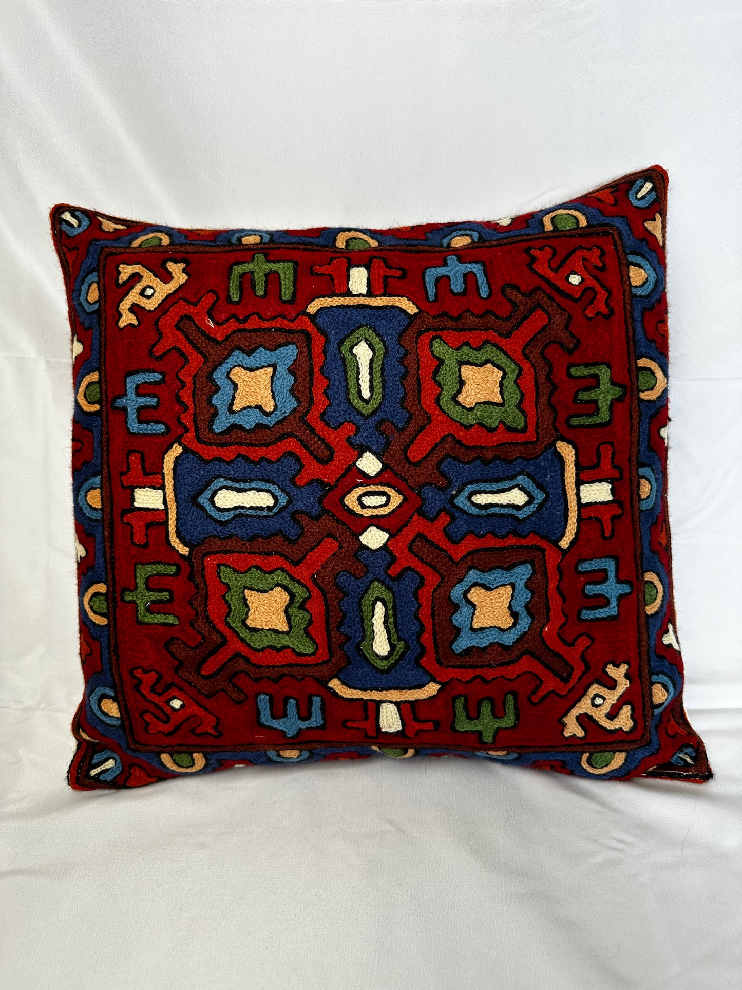 Kashmiri Woollen Cushion Cover