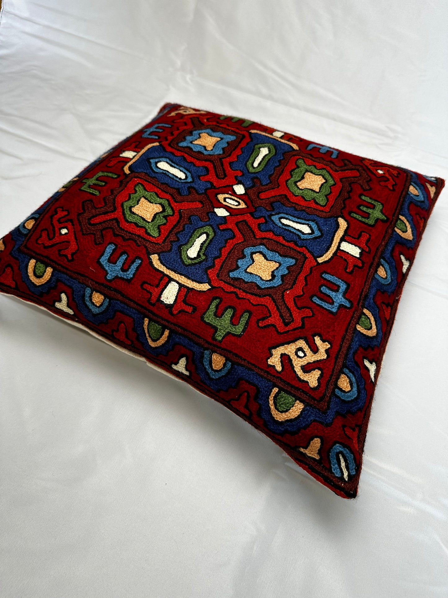 Kashmiri Woollen Cushion Cover