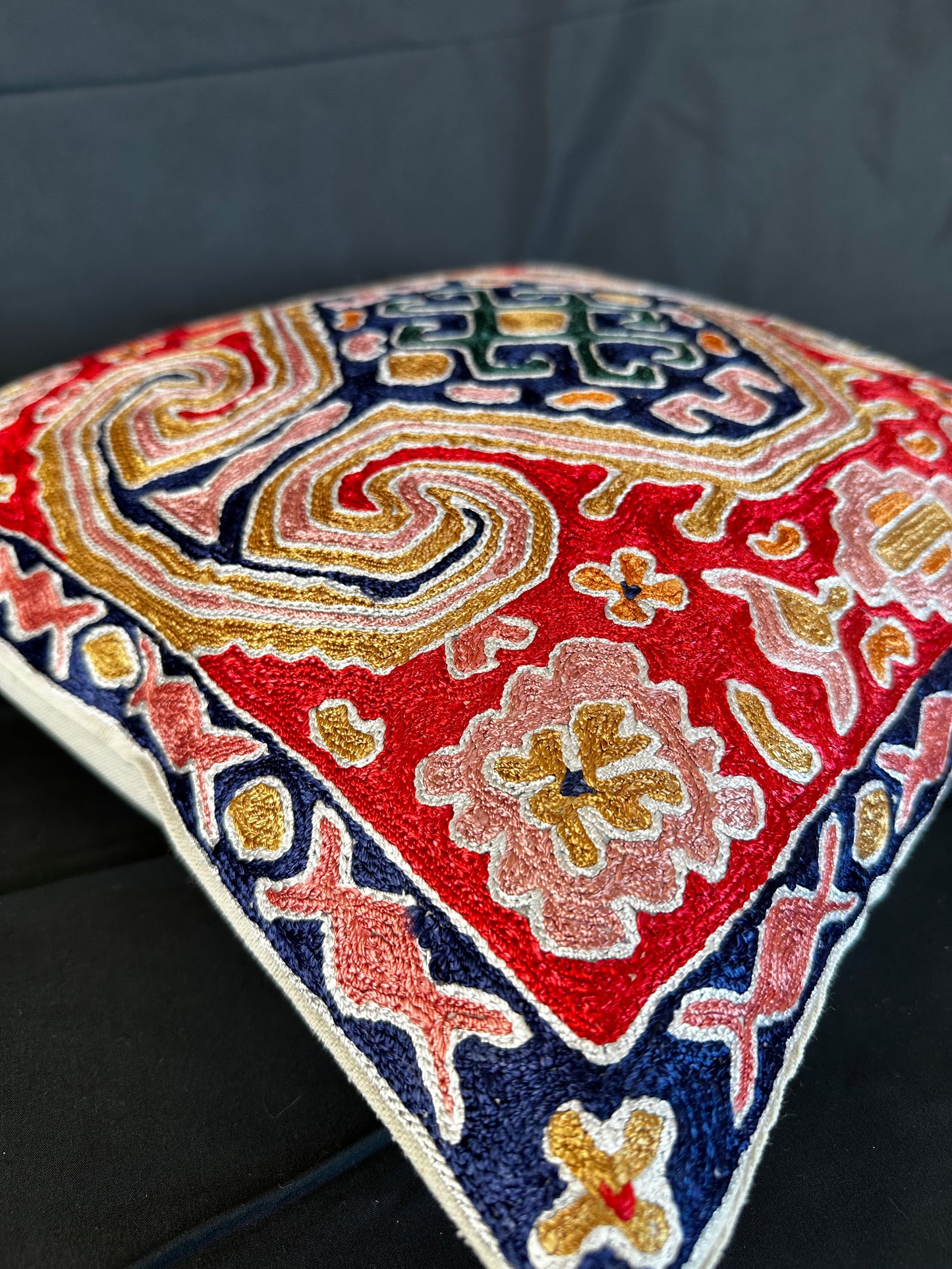 Kashmiri Silk Cushion Cover