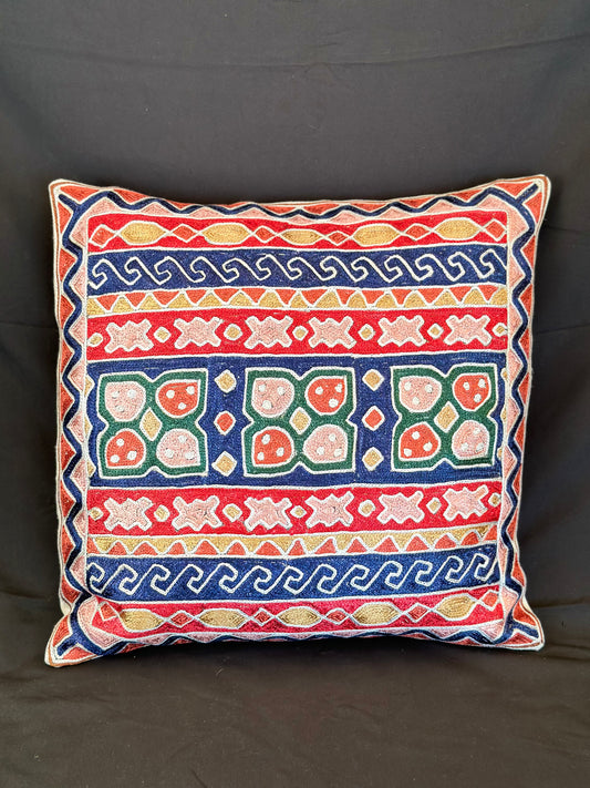 Kashmiri Silk Cushion Cover