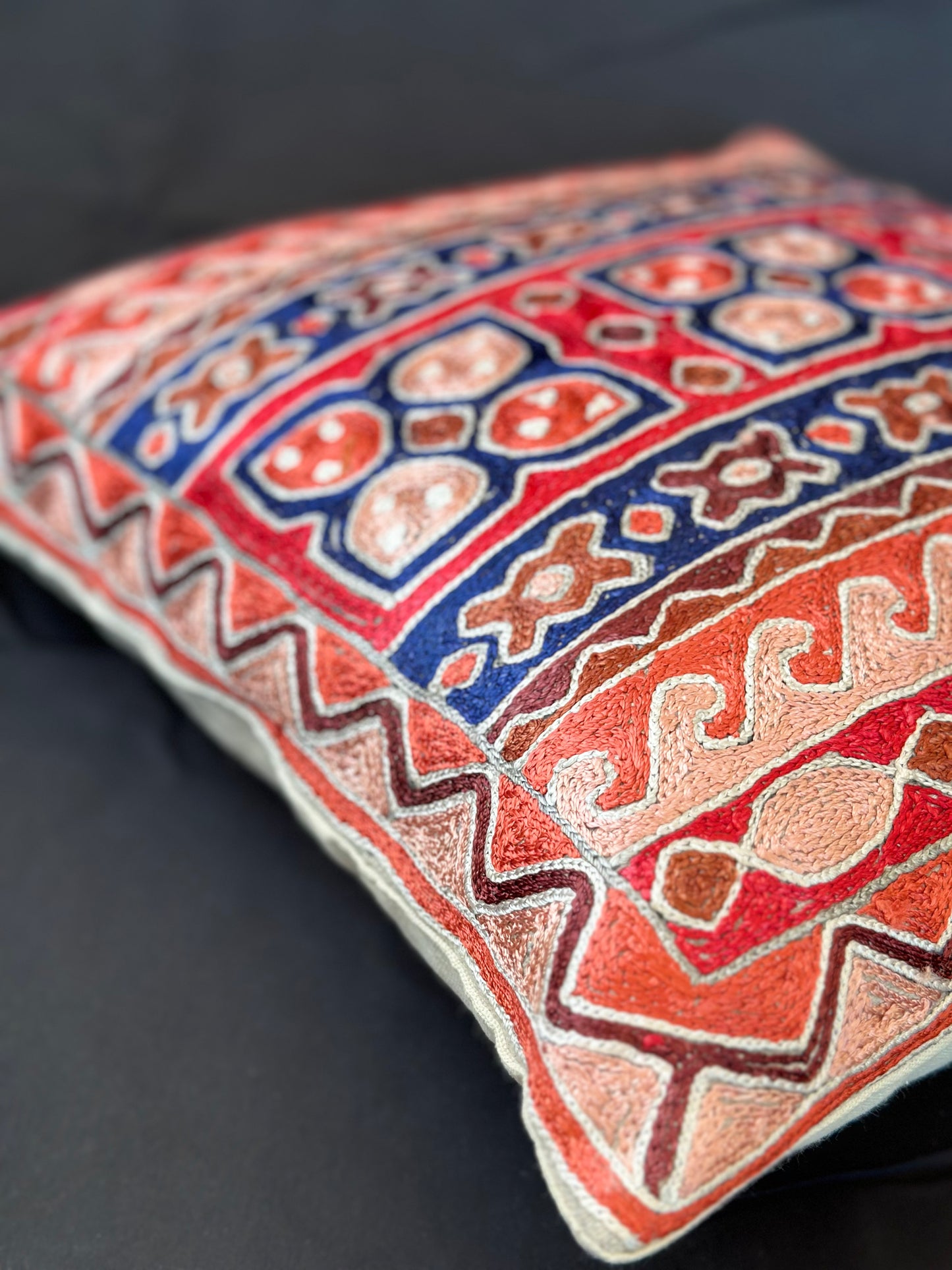 Kashmiri Silk Cushion Cover