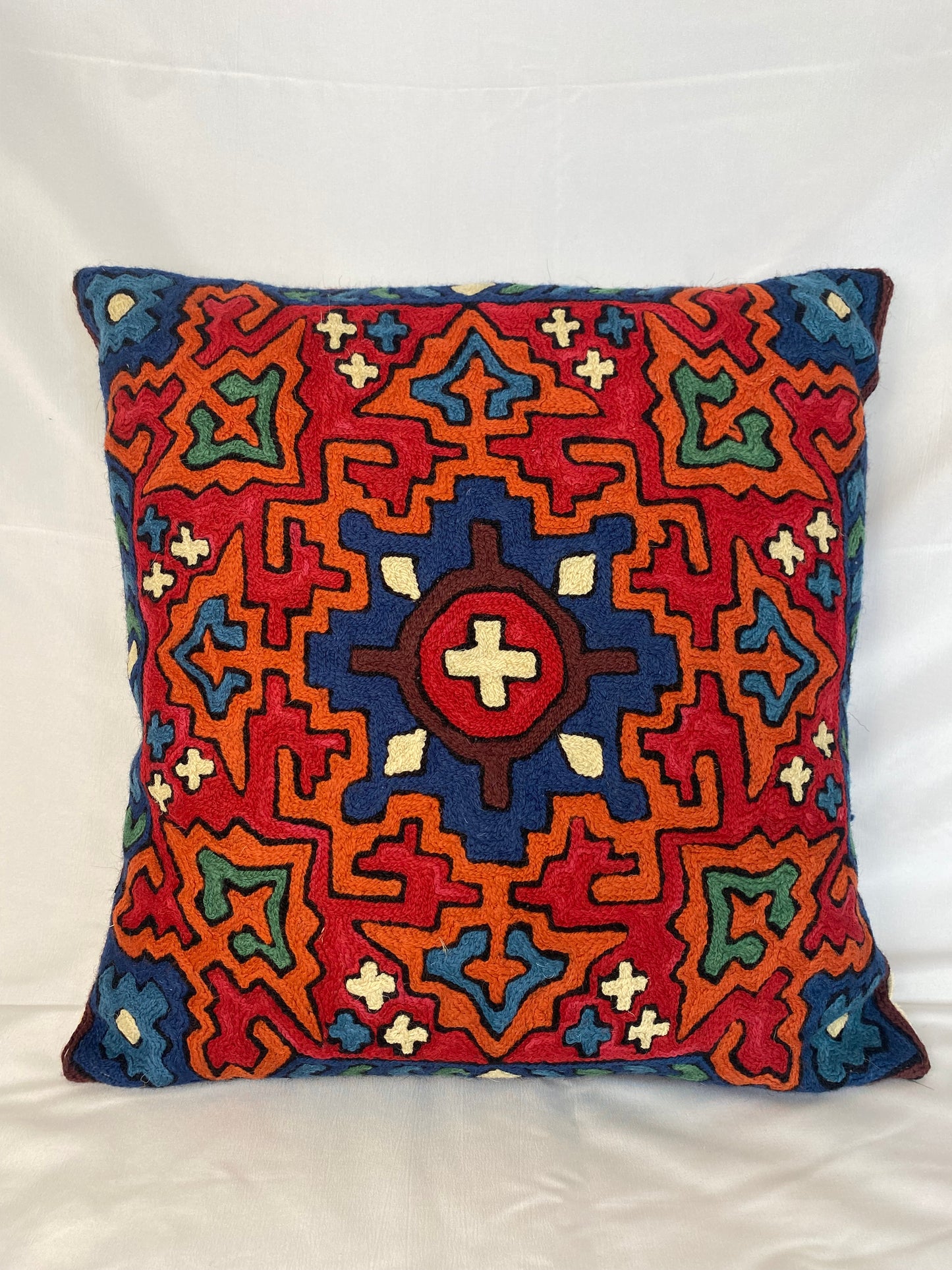 Kashmiri Woollen Cushion Cover