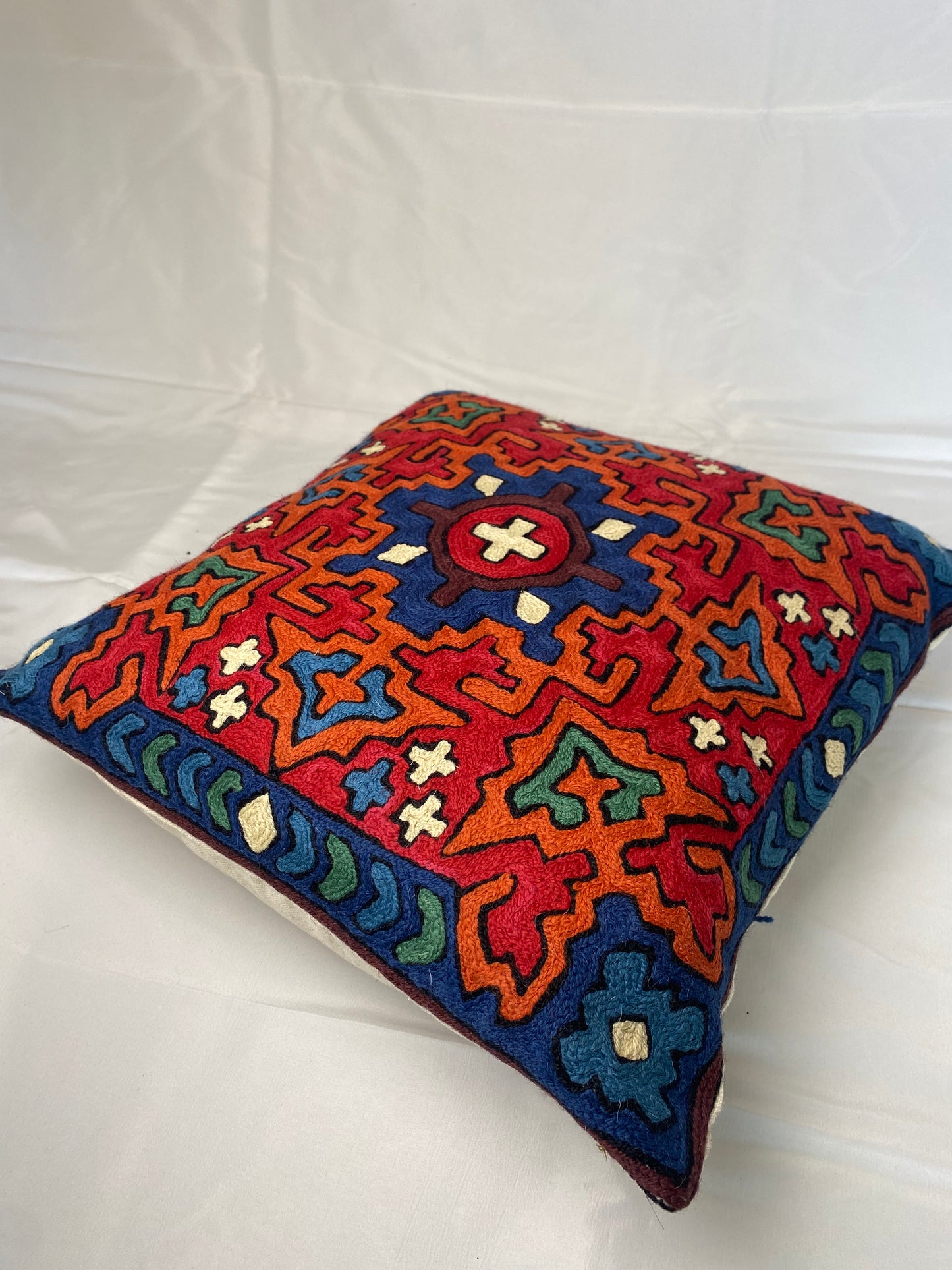 Kashmiri Woollen Cushion Cover